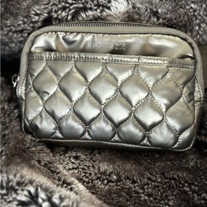 Rachel Zoe Metallic Quilted Crossbody/ Waist Bag